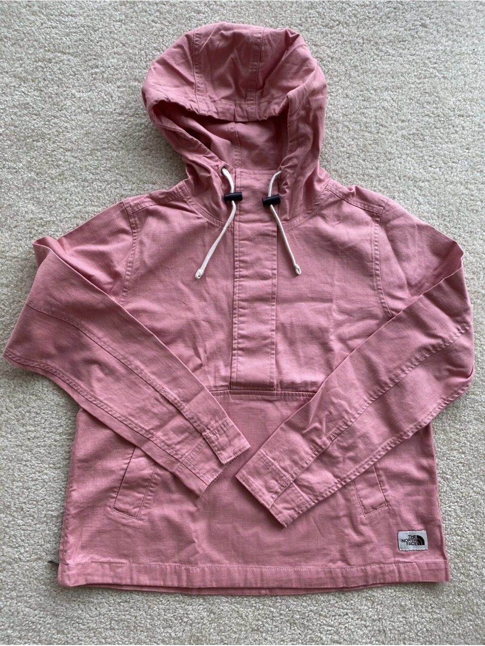 The North Face Pale Pink Hooded Pullover